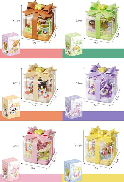 Creative Block Toys Block Ring Box 140PCS for Girls Birthday Gift Ornament Decoration Valentine's Day Gift for Teens Age 14 +