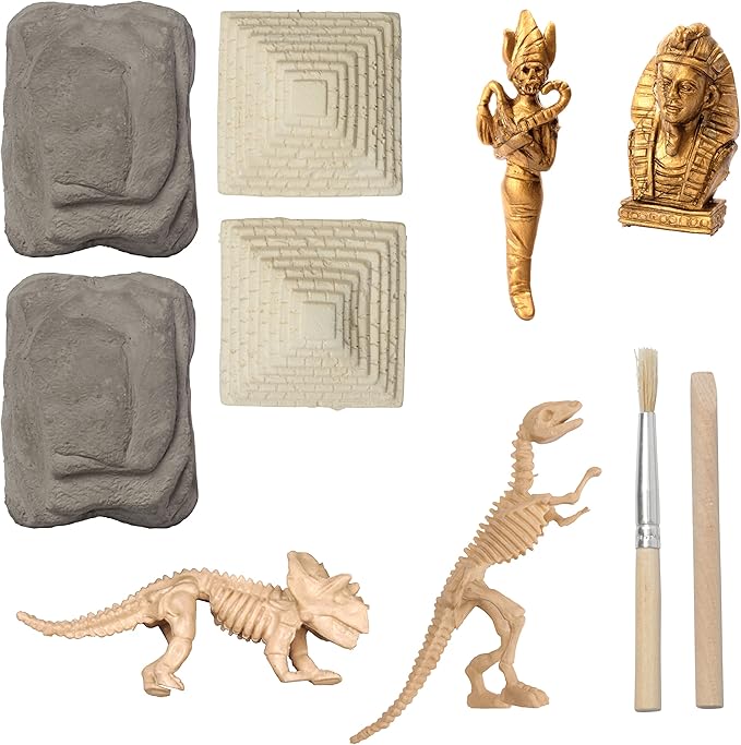 Hinkler Dig & Discover Ultimate Kit - DIY Science and Geology for Kids - Uncover Treasure and Fossils - Ancient History for Kids - STEM Skills for Kids Aged 8 to 14 - Archaeology Basics