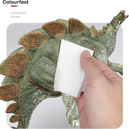 Gemini&Genius Stegosaurus Dinosaur Toy Figure for Kids, Dinosaurs Action Figurine Dino Collection Dinosaur Model Toys for Boys and Girls 4-12 Years Old（Green）