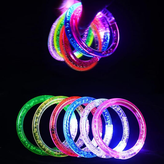 36Pcs Glow Bracelets,Led Bracelets,Glow in The Dark Bracelets,Light up Bracelets,Neon Bracelets,Neon Party Favors Carnival Birthday Concert Party Game Gifts Suitable for children/adults