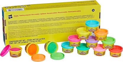 Play-Doh Bulk 42-Pack of 1-Ounce Cans, Easter Basket Stuffers for Girls & Boys, Party Favors, Kids Arts & Crafts, Preschool Toys, Ages 2+ (Amazon Exclusive)