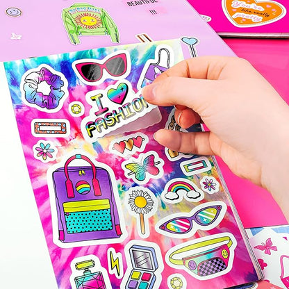 Fashion Angels Fashion Sticker Book - Includes 1000+ Stickers and 5 Sticker Collector Pages - Design Outfits, Accessorize Notebooks and Get Inspired - Ages 8 and Up