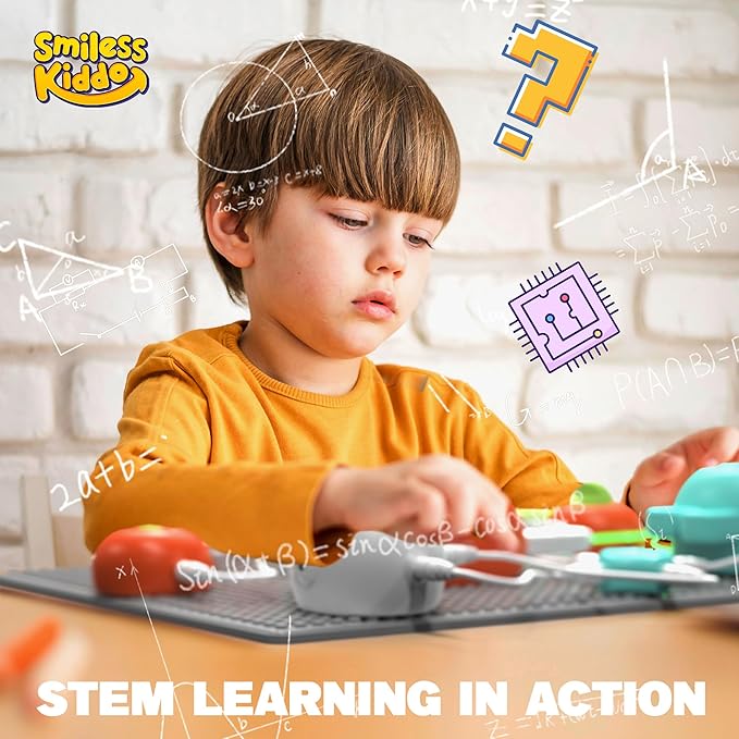 Science Kits for Kids - STEM Kits for Kids, Electronics Exploration Kit, 140+ Projects, 10+ Circuit Parts, STEM Educational Toy Gifts for Kids Boys Girls Ages 3 4 5 6 7 8 9 10 11 12
