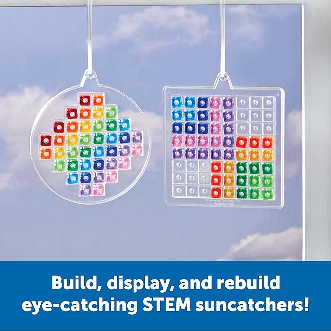 Learning Resources STEM Explorers Suncatchers, Science for Kids, Building Toys, STEM Toys for Ages 5+, Educational Toys