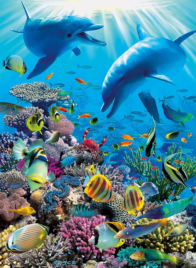 Ravensburger Underwater Adventure 300 Piece XXL Jigsaw Puzzle for Kids | Unique Piece Design | Enhances Concentration & Creativity | FSC Certified Eco-Friendly Toy