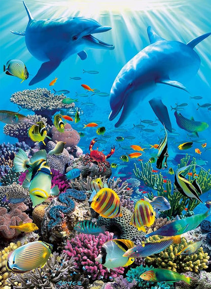 Ravensburger Underwater Adventure 300 Piece XXL Jigsaw Puzzle for Kids | Unique Piece Design | Enhances Concentration & Creativity | FSC Certified Eco-Friendly Toy