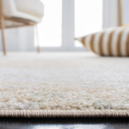 SAFAVIEH Adirondack Collection Runner Rug - 2'6" x 14', Ivory & Gold, Modern Abstract Design, Non-Shedding & Easy Care, Ideal for High Traffic Areas in Living Room, Bedroom (ADR112D)