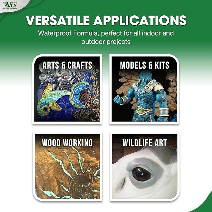 Aves Apoxie Clay - 2 Part (A & B) Self Hardening, Modeling Clay - 1 Pound Native Apoxie Clay