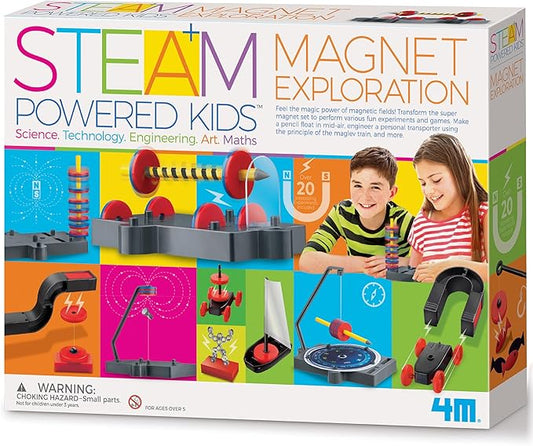 4M 405535 STEAM Powered Kids-Magnet Exploration, Mixed