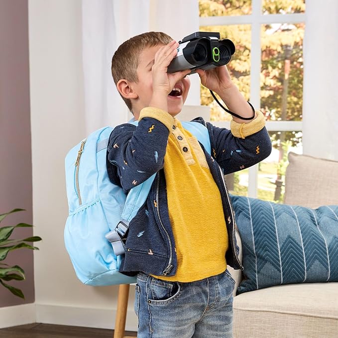 LeapFrog Magic Adventures Binoculars with Screen Capture, Night Vision for Kids Ages 4 and up, White