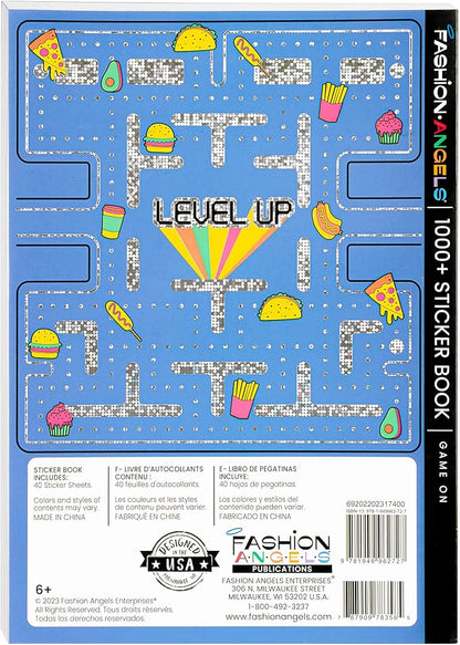 Fashion Angels 1,000+ Game On Sticker Book, Includes Fun & Colorful Craft Gaming Stickers, Ideal for Accessorizing Kids & Teens Notebooks, Journals & More