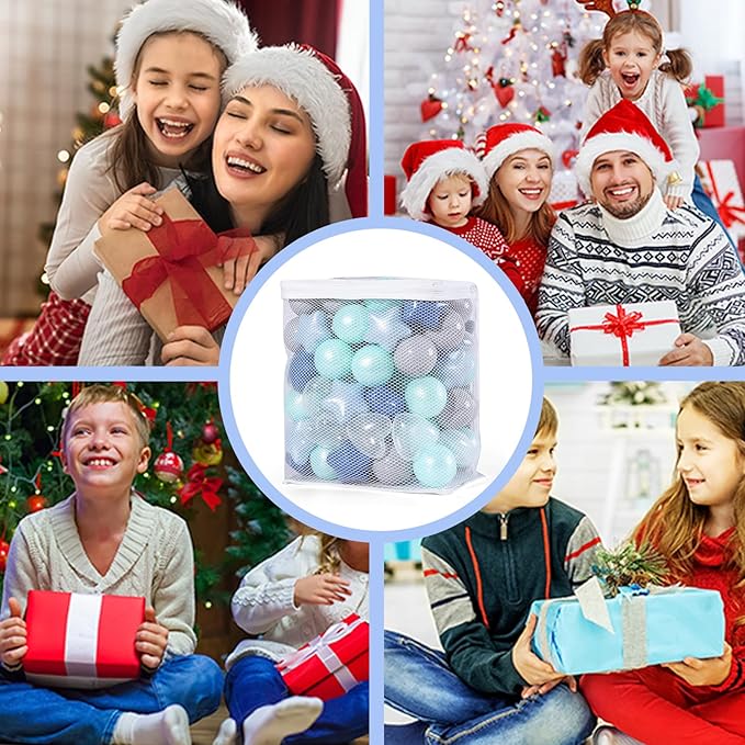 GOGOSO Ball Pit Balls,Plastics Balls for Ball Pit, Stars Hearts Shape for PastelBall for Toddlers Kids