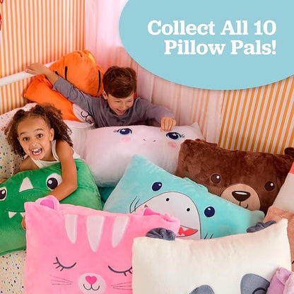 Saint Eve Kids Pillow Pals - Cute & Super Soft Animal Friends Decorative Fluffy Pillow Covers for Girls and Boys & Toddlers Beds, Playroom and Nap Time, Sensory Toys for Kids, Floppy The Bunny