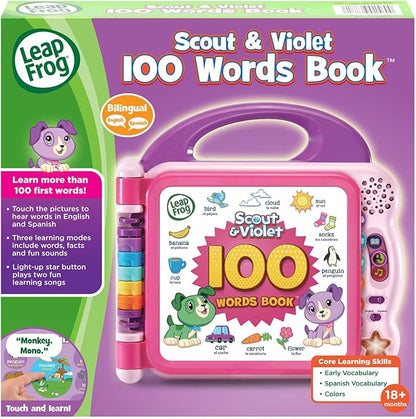 LeapFrog Scout and Violet 100 Words Book, Purple