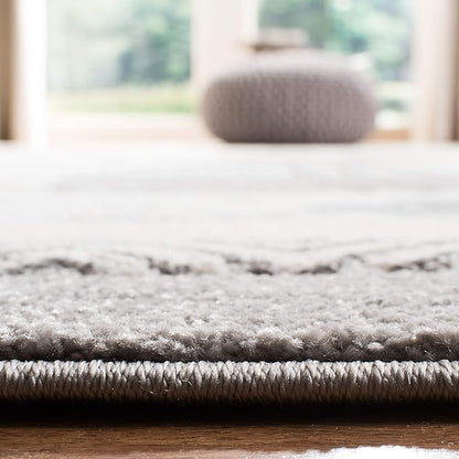 SAFAVIEH Carousel Kids Collection Area Rug - 9' x 12', Ivory & Pink, Cat Design, Non-Shedding & Easy Care, Ideal for High Traffic Areas for Boys & Girls in Playroom, Nursery, Bedroom (CRK187A)