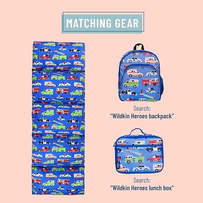 Wildkin Microfiber Pillow Lounger, 87 X 27 Inches, Heroes