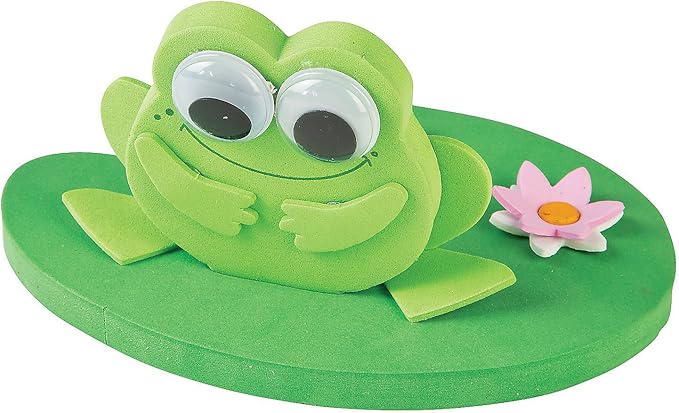 3D Frog On A Lillypad Floating Ck-12 - Crafts for Kids and Fun Home Activities