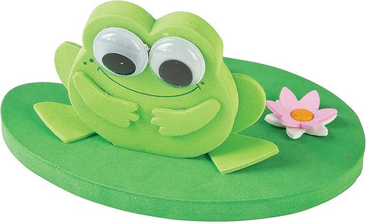 3D Frog On A Lillypad Floating Ck-12 - Crafts for Kids and Fun Home Activities