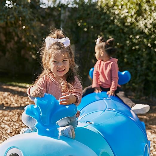 ECR4Kids Willow Climb-N-Crawl Whale, 2-Section Extension Set, Add-on Item, Cyan/Capri Blue