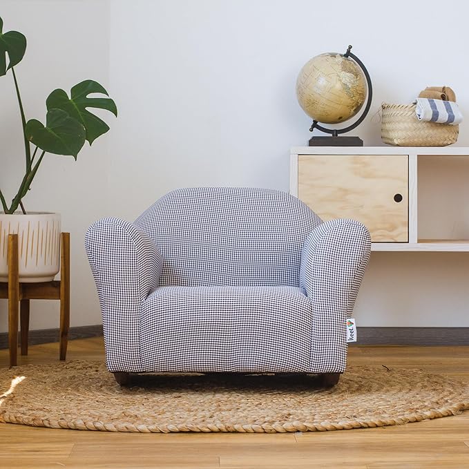 Keet Roundy Rocking Kid's Chair, Brown, Small