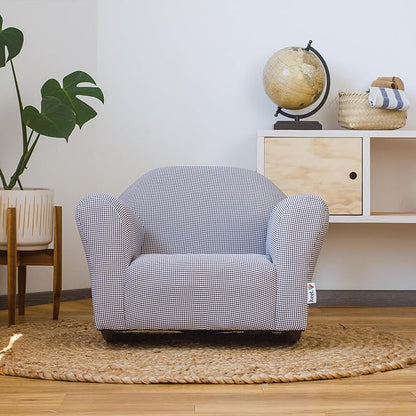 Keet Roundy Rocking Kid's Chair, Brown, Small