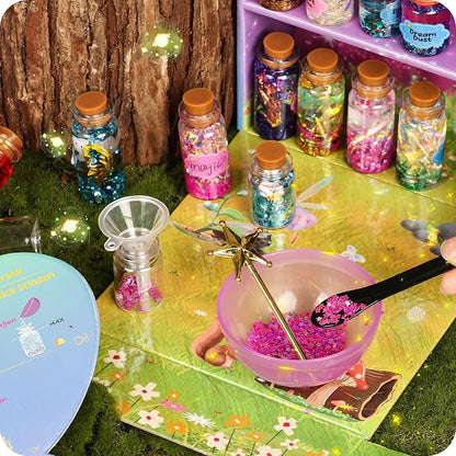 Alritz Fairy Mixies Potion Kits for Kids, 20 Bottles Magic DIY Mixies Potions, Christmas Decorations Families Party Ornaments Creative Crafts Toys Gifts for Girls and Boys Ages 6 7 8 9 10 11+