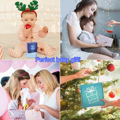 Bloobloomax Wrist Rattles Foot Finder Rattle Sock Baby Toy, Rattle Toy, Arm Hand Bracelet Rattle, Feet Leg Ankle Socks, Activity Rattle Present Gift for Newborn Infant Babies Boy Girl (5pcs-D)