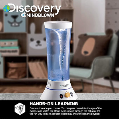 Discovery #MINDBLOWN Tornado Lab, 5-Speed Cyclone Controller, Educational Learning Activity Kit, Fun and Exciting Toy, STEM Experiment Set for Boys, Girls, Kids Ages 6+