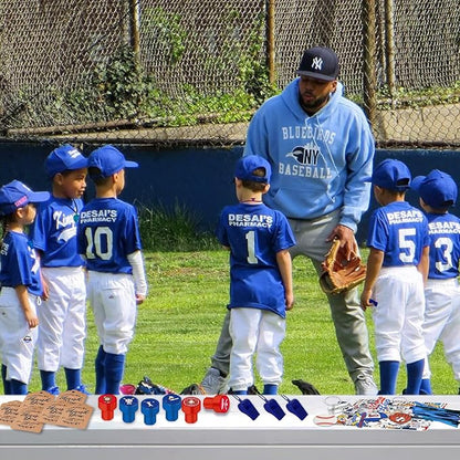 Baseball Party Favors 170 Pcs Baseball Birthday Party Decoration With Cups Straws Slap Bracelets Whistles Stress Balls Wristbands Keychains Stamps Stickers Thank you Tags(Baseball)