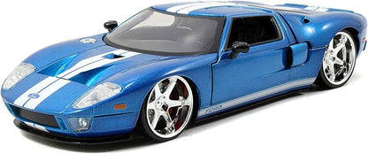 Fast & Furious 1:24 2005 Ford GT Die-cast Car, Toys for Kids and Adults