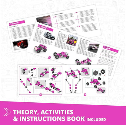 Engino STEM Maker Girl, 20-Model Set, Engineering Toys for Girls, STEM Building Toys, Educational Set for Kids 7+, Gift for Girls