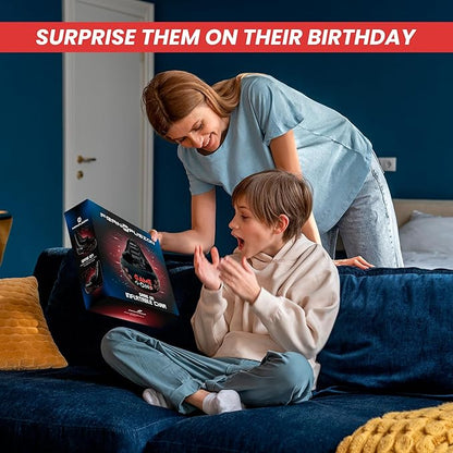 Huge Inflatable Gaming Chairs for Adults, Kids & Teens of All Ages - with Cup Holders & Side Pocket - Premium Game Chair for Gaming Room Décor, Video Gaming, and Comfortable Seating