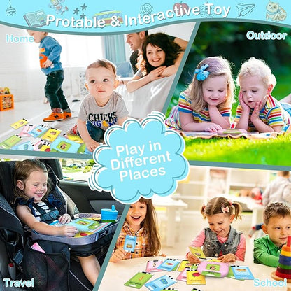 Toddler Talking Flash Cards with 510 Sight Words,ABC-123 Learning Toys for Ages 2-4,Autism Sensory Toys for Kids,Speech Therapy,Montessori Educational Toys Gifts for Age 1 2 3 4 5 Years Old Boys Girls