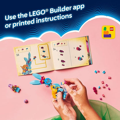 LEGO DREAMZzz Bunchu's Creative Animal Adventures - Fantasy Bunny Toy for Kids, Boys and Girls, Ages 7+ - 20 Building Options - Building Set with Izzie Minifigure - Gift Idea for Birthdays - 71488