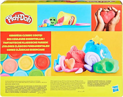 Play-Doh 9 Pack Favorite Color Set, Assorted Colors, 2 & 4 Ounce Modeling Compound Cans, Kids Arts & Crafts, Preschool Toys for 2 Year Old Girls & Boys & Up (Amazon Exclusive)