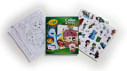 Crayola Beat Bugs Color & Sticker Book, Gift for Kids, Age 3, 4, 5, 6