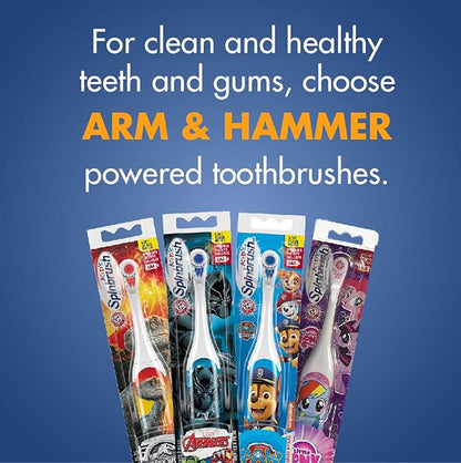Arm & Hammer Kid’s Spinbrush Spiderman Powered Toothbrush, 1 Count (Pack of 2)