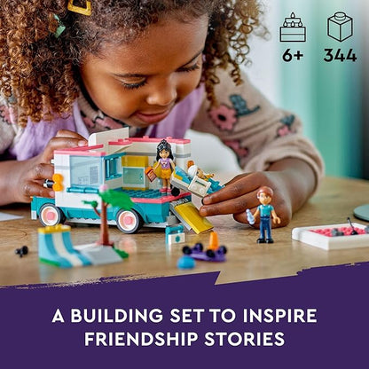 LEGO Friends Heartlake City Hospital Ambulance Set with 3 Characters, Gift Idea for Kids, Girls and Boys Ages 6 Years and Up, Social-Emotional Toy, Medical Emergency Vehicle, Toy Ambulance, 42613