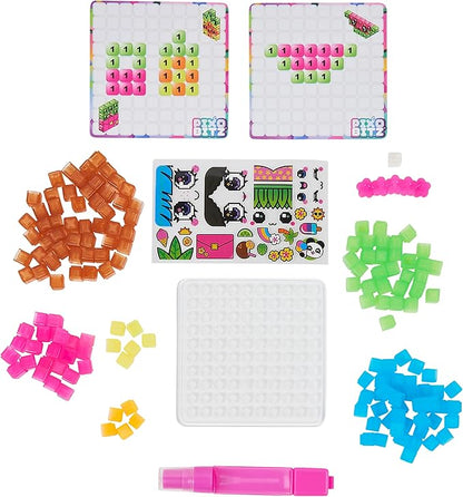 Clear Pack with 156 Exclusive Water Fuse Beads, Decos and Accessories, Makes 3D and 2D Creations with No Heat, Arts and Crafts Kids Toys
