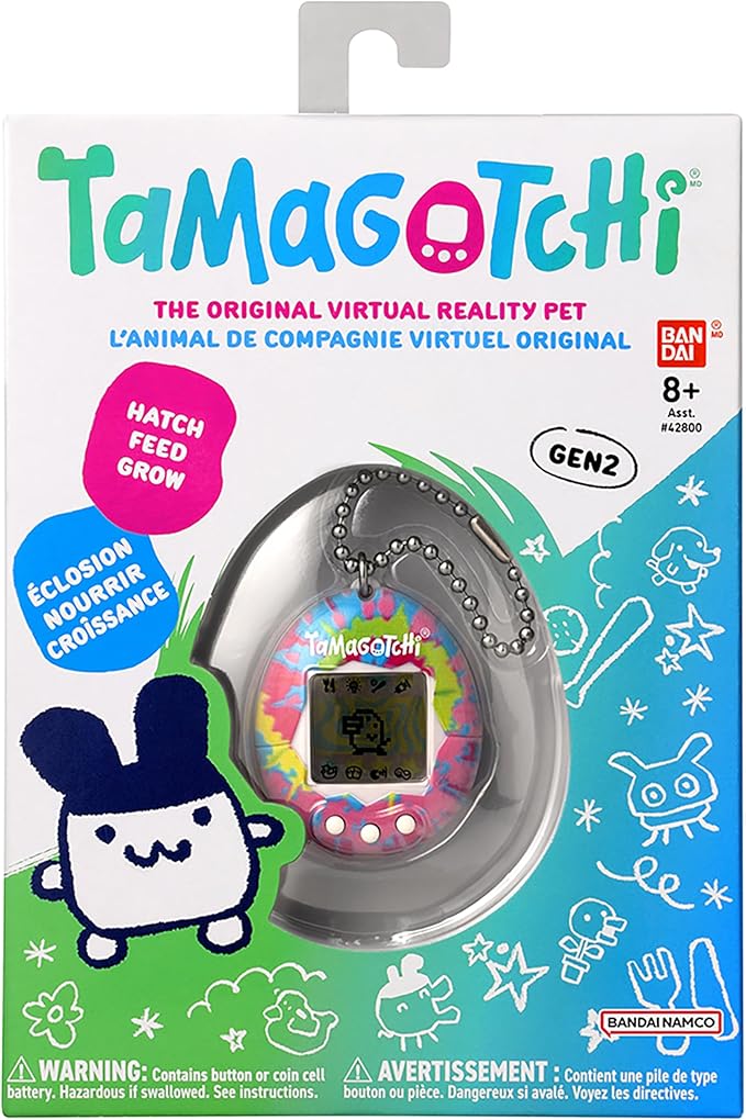 Tamagotchi Original - Tie Dye (Updated Logo)
