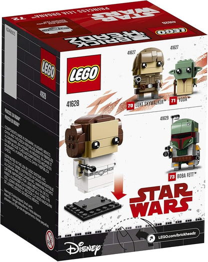 LEGO 6225350 Brickheadz Princess Leia Organa 41628 Building Kit, Multicolor