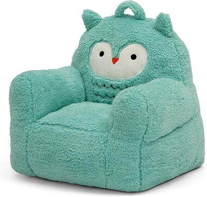 Delta Children Owl Cozee Buddy Chair, Teal