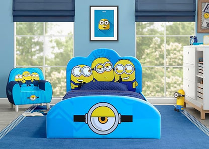 Delta Children Minions Foam Chair for Kids, Blue