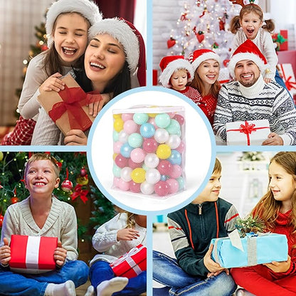GOGOSO Ball Pit Balls for Toddles, Kids Plastic Balls for BallPit, Pool, Baby Party Accessories, Birthday Decoration 50 100 200 500 1000