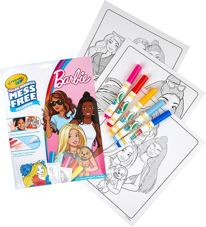 Crayola Barbie Color Wonder Coloring Set, Mess Free Coloring Book Pages for Toddlers, Travel Activity, Barbie Gift & Toys for Kids