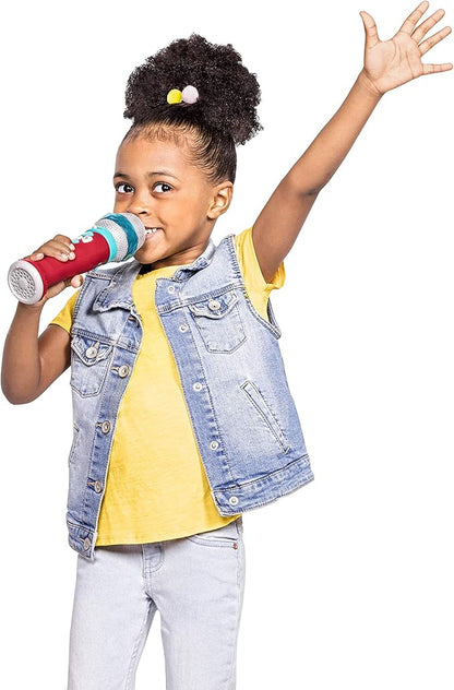 Battat – Toy Karaoke Mic – Light – Up & Voicechanging Microphone – Record & Playback – Sing – Along with Bluetooth – 3+ Years– Musical Light Show Microphone