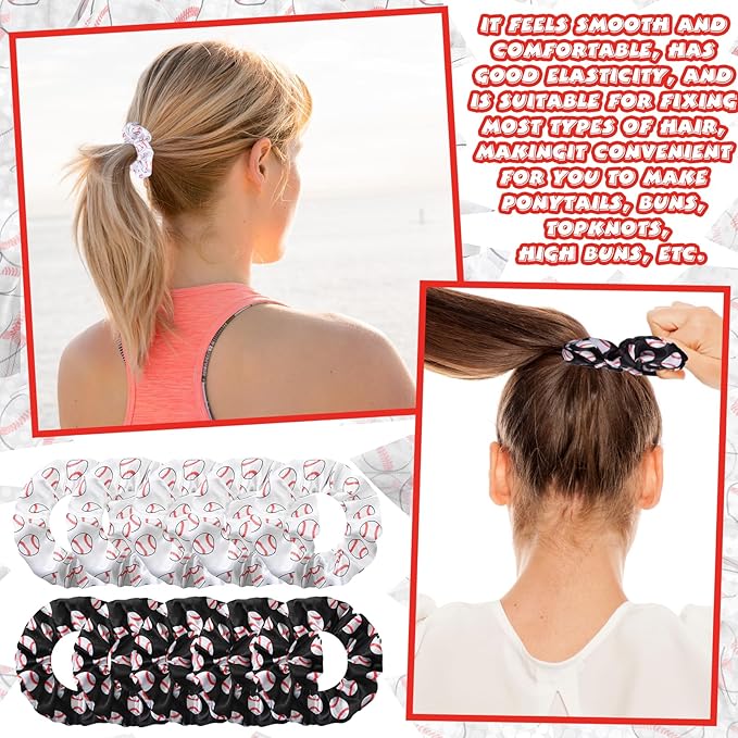 86 Pcs Baseball Party Favors 50 Sheets Baseball Stickers 12 Sports Stress Ball Mini Foam Baseball Ball, 12 Baseball Charm Bracelets, 12 Baseball Scrunchie Sports Valentines Baseball Gifts Supplies