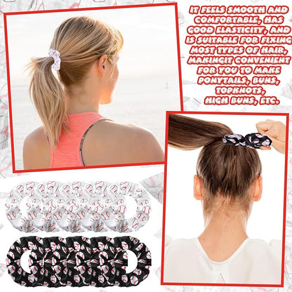 86 Pcs Baseball Party Favors 50 Sheets Baseball Stickers 12 Sports Stress Ball Mini Foam Baseball Ball, 12 Baseball Charm Bracelets, 12 Baseball Scrunchie Sports Valentines Baseball Gifts Supplies