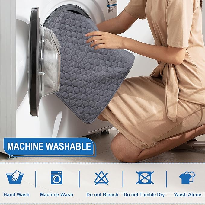 100% Waterproof Nonslip Recliner Covers for Large Recliner, Reclining Chair Covers with 5 Pockets, Elastic Straps, Washable Recliner Protector for Kids, Pets, Dogs, Light Gray