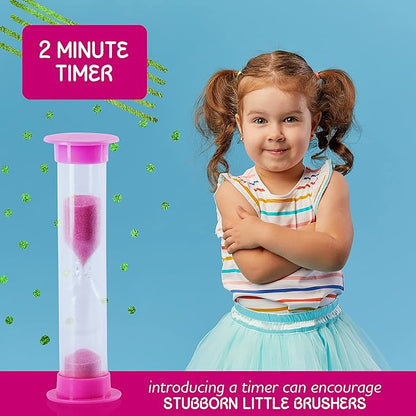 Kids Toothbrush, Toddler Toothbrush, Kids Toothbrush Pack, Toddler Toothbrush Age 2-4, Kids Tooth Brush, Kids Travel Toothbrush for Tiny Hands Boys and Girls Soft Toothbrush Kids (4 Pack - With Timer)